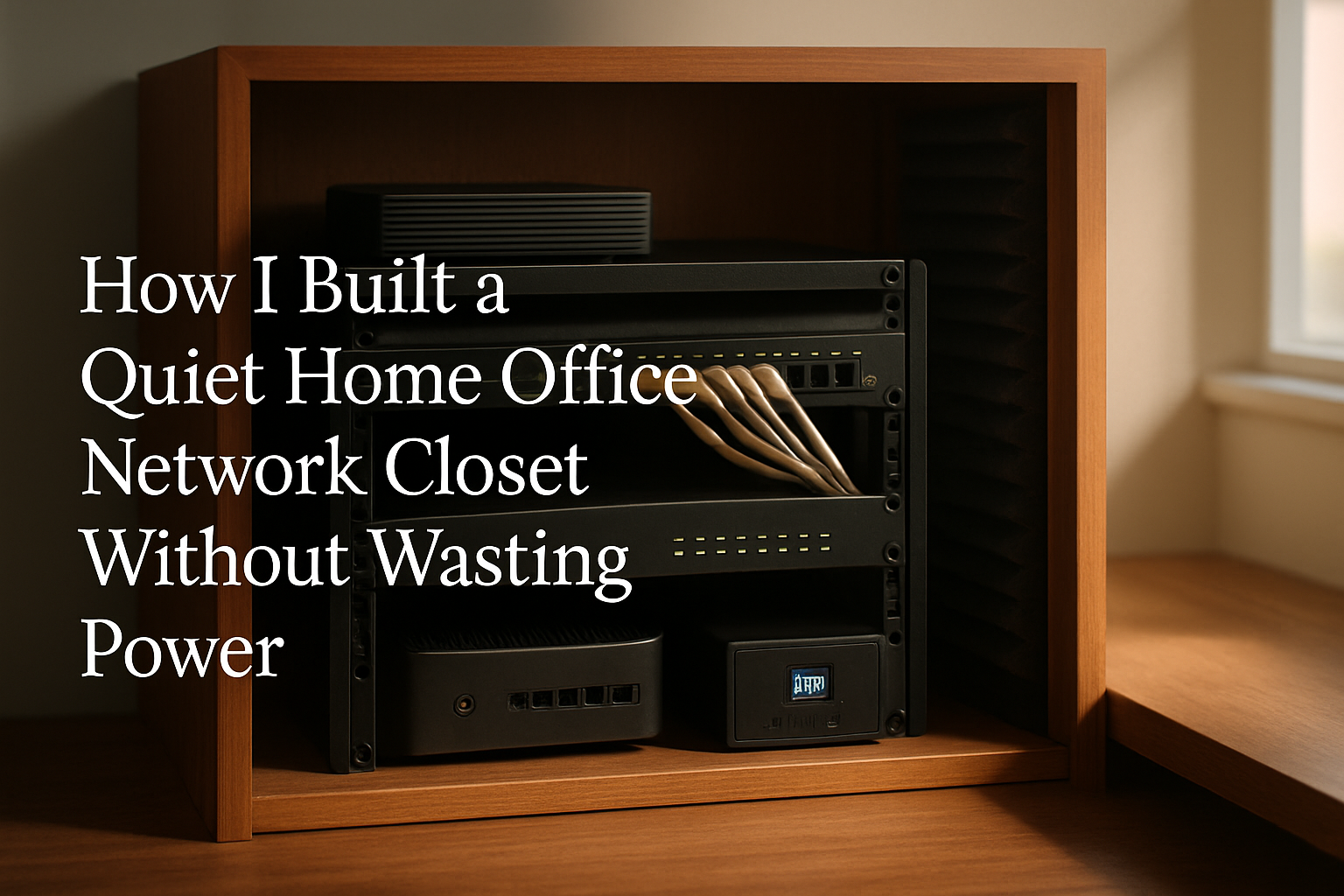 Featured image for How to Build a Quiet, Power-Efficient Home Office Network Closet