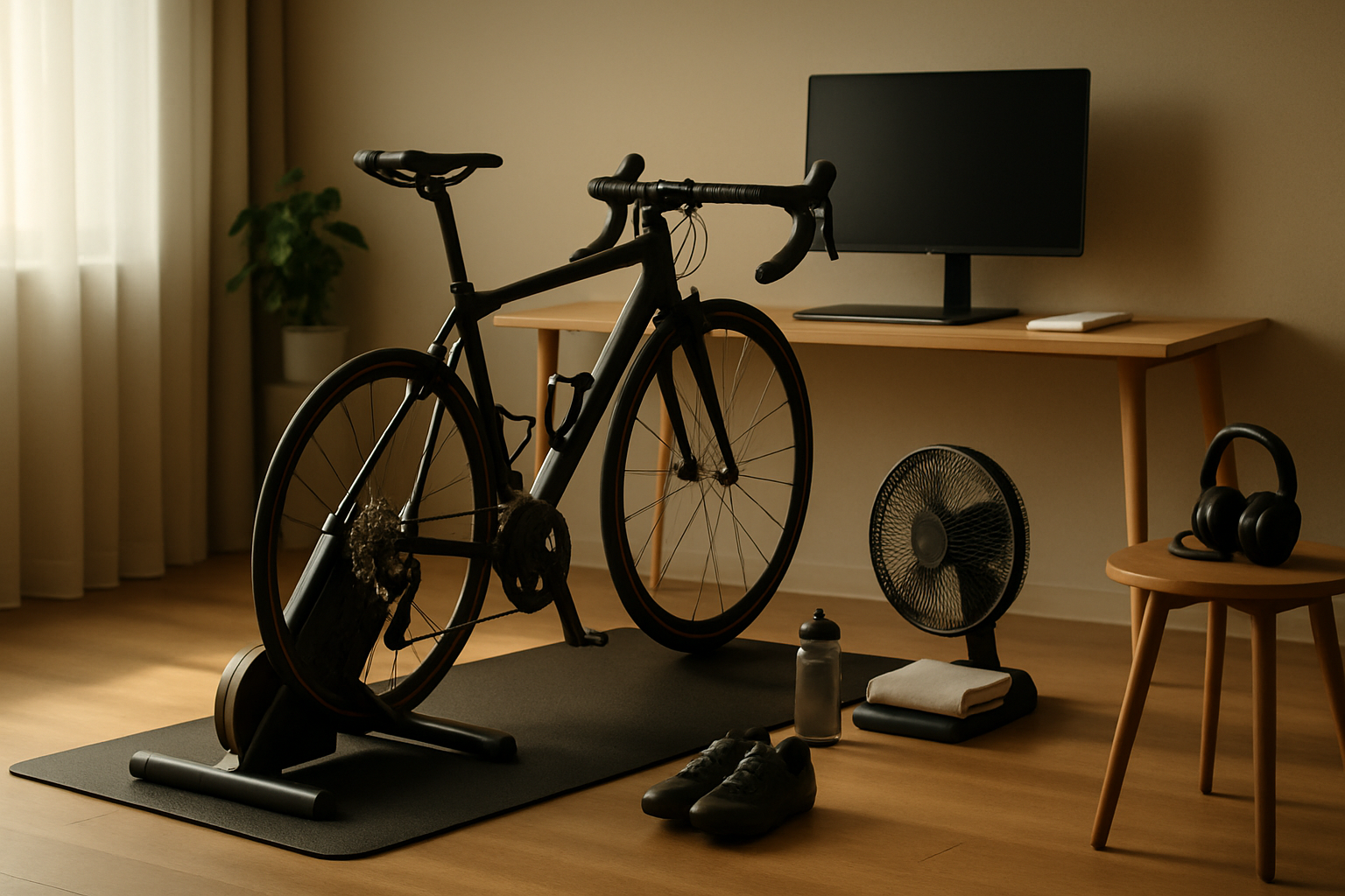 Featured image for How to Build a High-Performance Home Cycling Corner Without Sacrificing Your Workday Flow