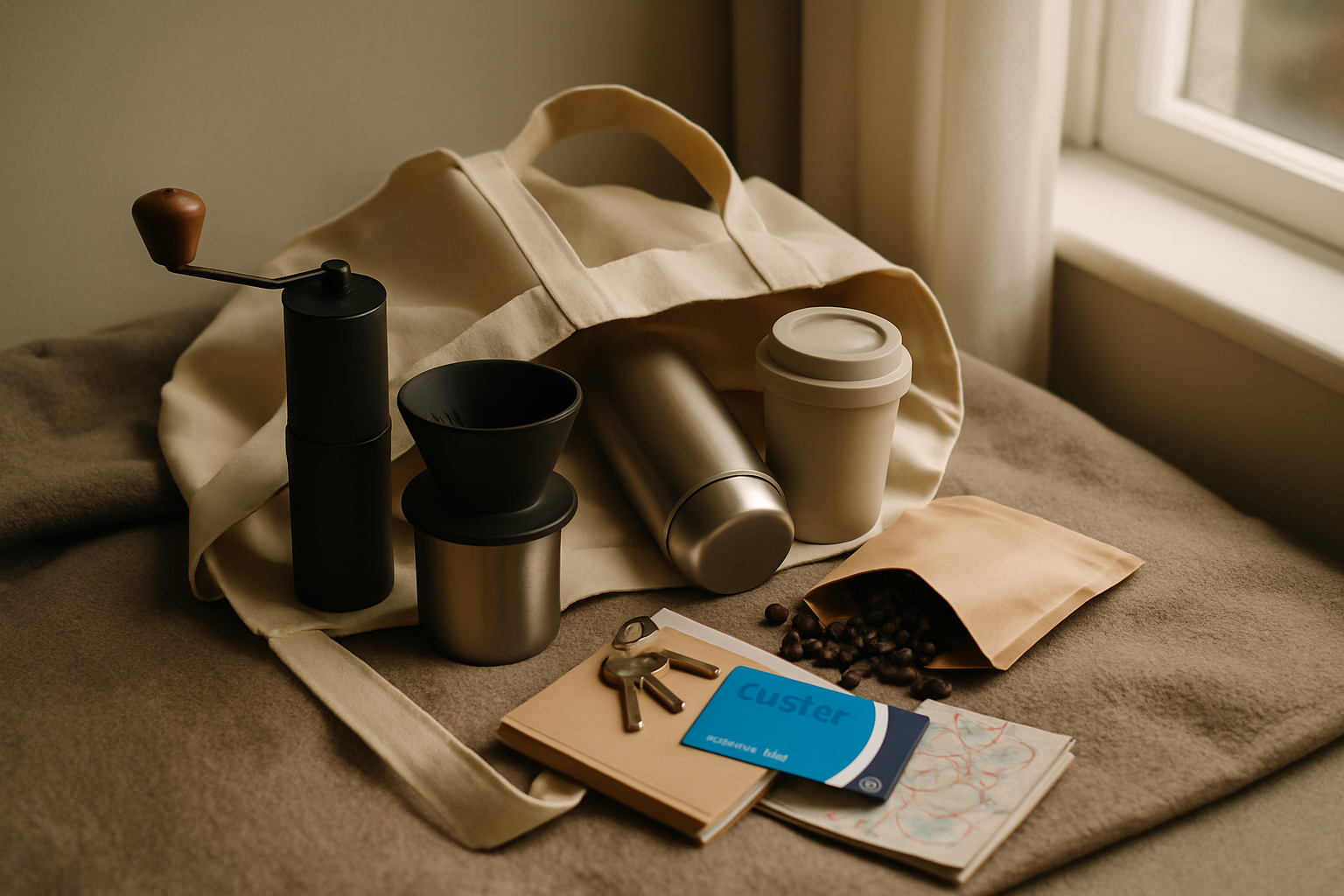 Featured image for How I build a full commuter coffee setup for London days out of one tote bag