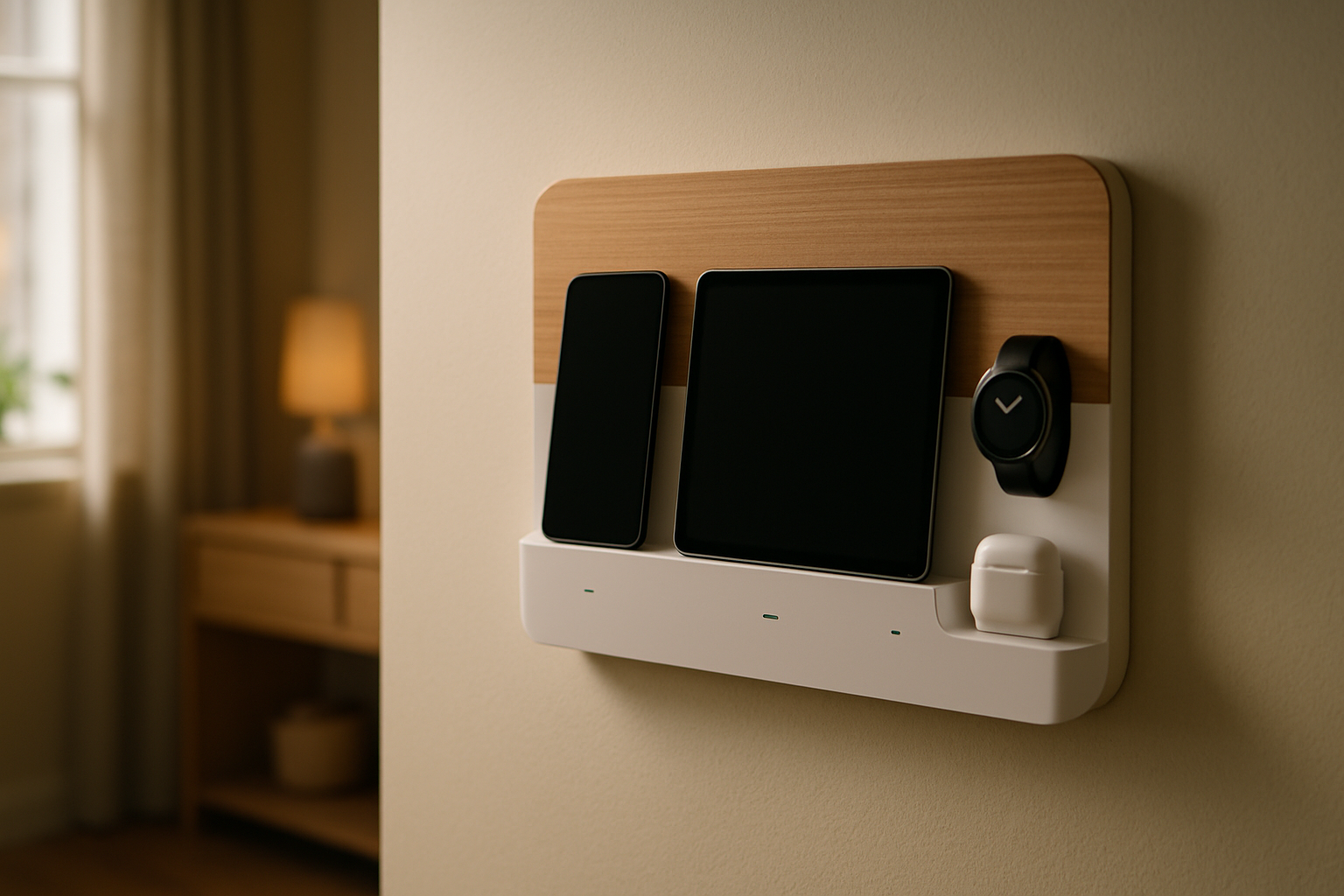 Featured image for Installing a Dedicated Wall-Mounted Smart Home Charging Station for Everyday Devices