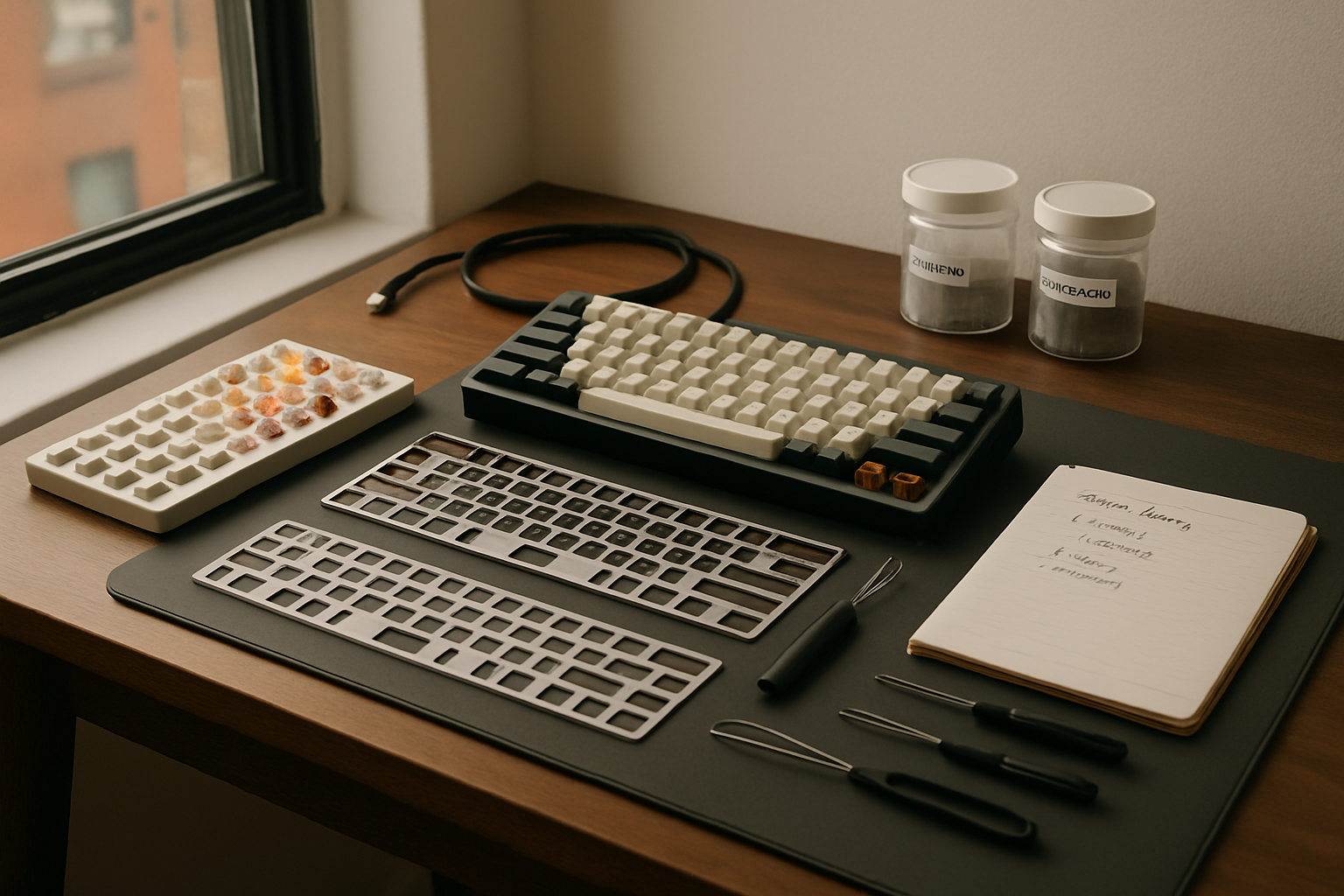 How I Built a Mechanical Keyboard Test Bench That Didn’t Eat My Entire Desk