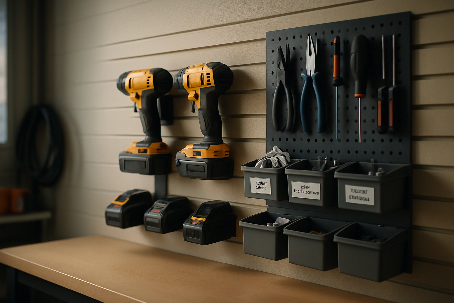 Featured image for How to Set Up a Garage Wall-Mount Charging and Tool Storage Zone for Smart Home Installations and DIY Repairs